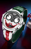 LIGE 2025 TOP Men's Watches Quartz Clown Dial Watches Unique Strange Fashion Cool Watch Waterproof watches for men reloj hommes