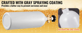 SucceBuy 5 Lbs CO2 Tank Aluminum Gas Cylinder Brand New CO2 Cylinder with Gray Spray Coating CO2 Tank with CGA320 Valve