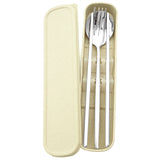 4pcs Stainless Steel Cutlery Set With Storage Box Black Gold Portable Cutlery Set For Home Kitchen Dining Household Tableware