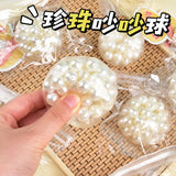 Squishy Balls Ice Beads Stress Relief Toy Super Soft Mochi Fidget Toy with Slow Rebound Texture for Adult Anxiety Relaxation