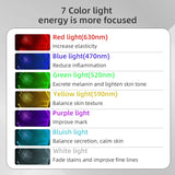 7 Color Red Light Therapy Mask Silicone LED Face Mask Skin Care at Home with Eye Protection Cushion For Anti Aging Wrinkles