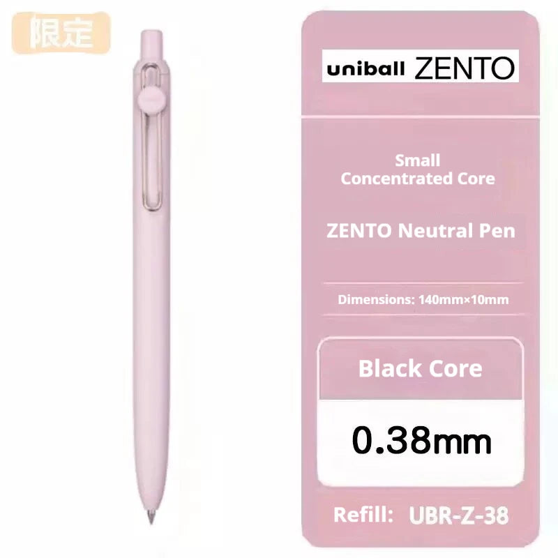 Uni-ball ZENTO Click Gel Pen,0.38/0.5/0.7mm Various Colors Water-based pen With Ergonomic Grip Smooth Writing for School&Office