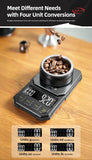 HiBREW 3000g/0.1g Digital Coffee Bean Electronic Scale with Auto Timer LED Screen High Precision Pour Over Coffee Easy to Carry