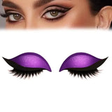 Eyeshadow And Eyelash Stickers, Lazy Eye Shadow Eyelash Patch, 2-in-1 Reusable Eye Makeup Stickers Self-Adhesive Quick Makeup