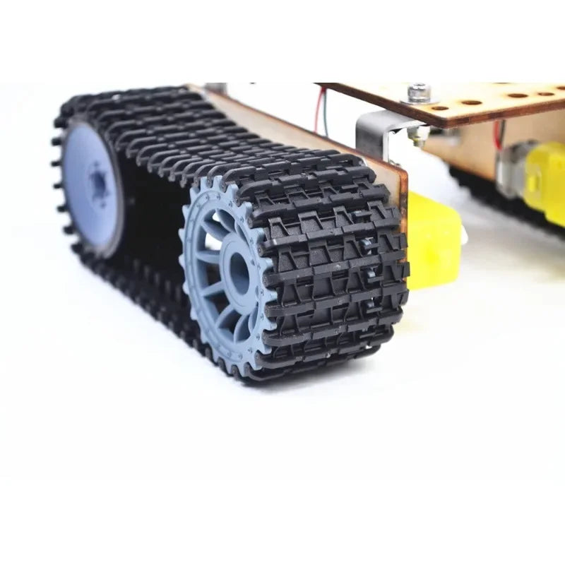 Alloy Robotic DIY Car Chassis DIY Car Robot With TT Motor Set 1 Layer RC Tank Chassis Building Block Motor 3-9v Crawler Smart