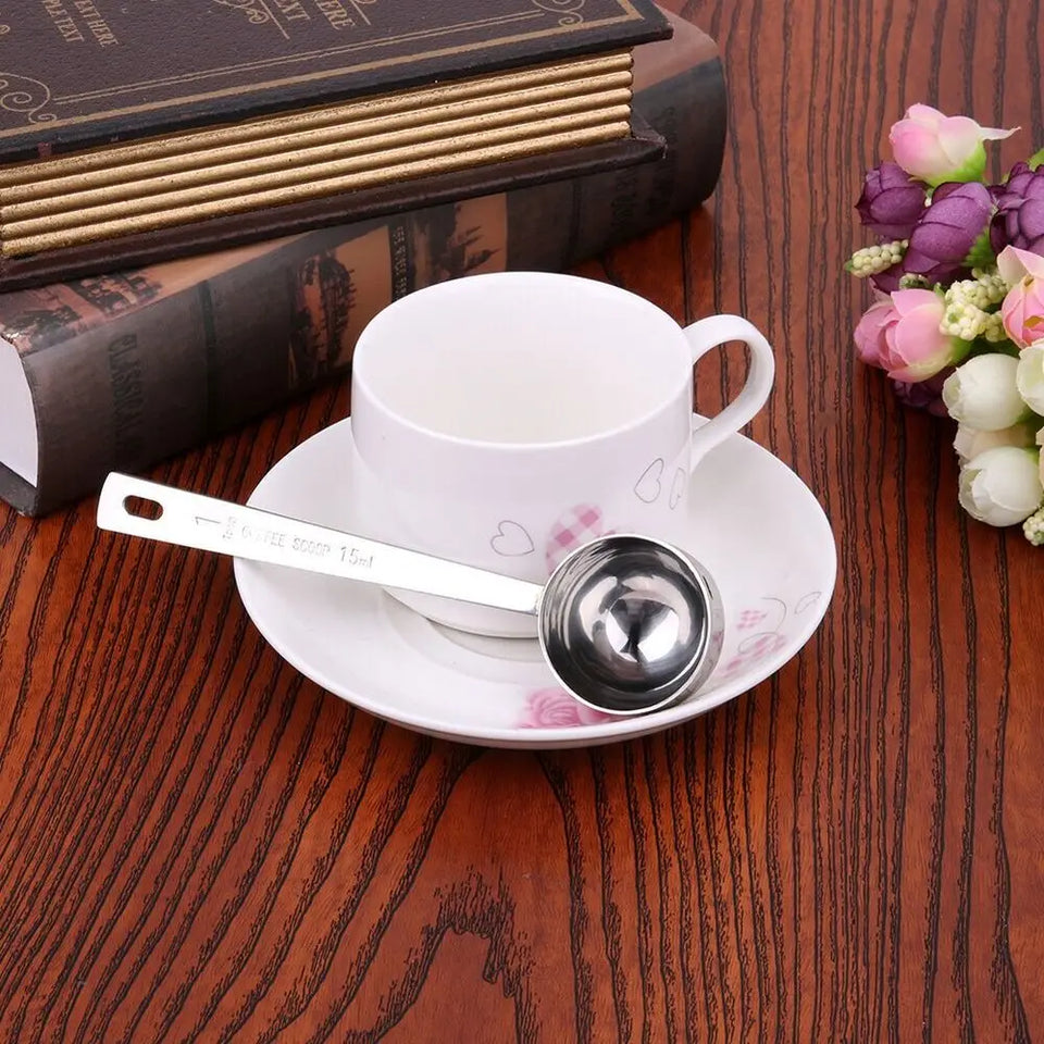 Powdered Milk 5/10/15/20/30ML Stainless Steel Tablespoon Coffee Scoop Powder Spoon Measuring Spoon