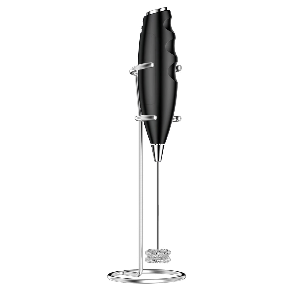 ONEKA Milk Frother Handheld Foam Maker For Latte Mini Whisk Coffee Cappuccino Frappe Matcha Hot Chocolate Drink Mixer