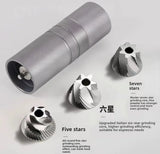 High - Quality Hand - Cranked Coffee Grinder with Steel Core for Precise Manual Coffee Bean Grinding and Fine Powdering