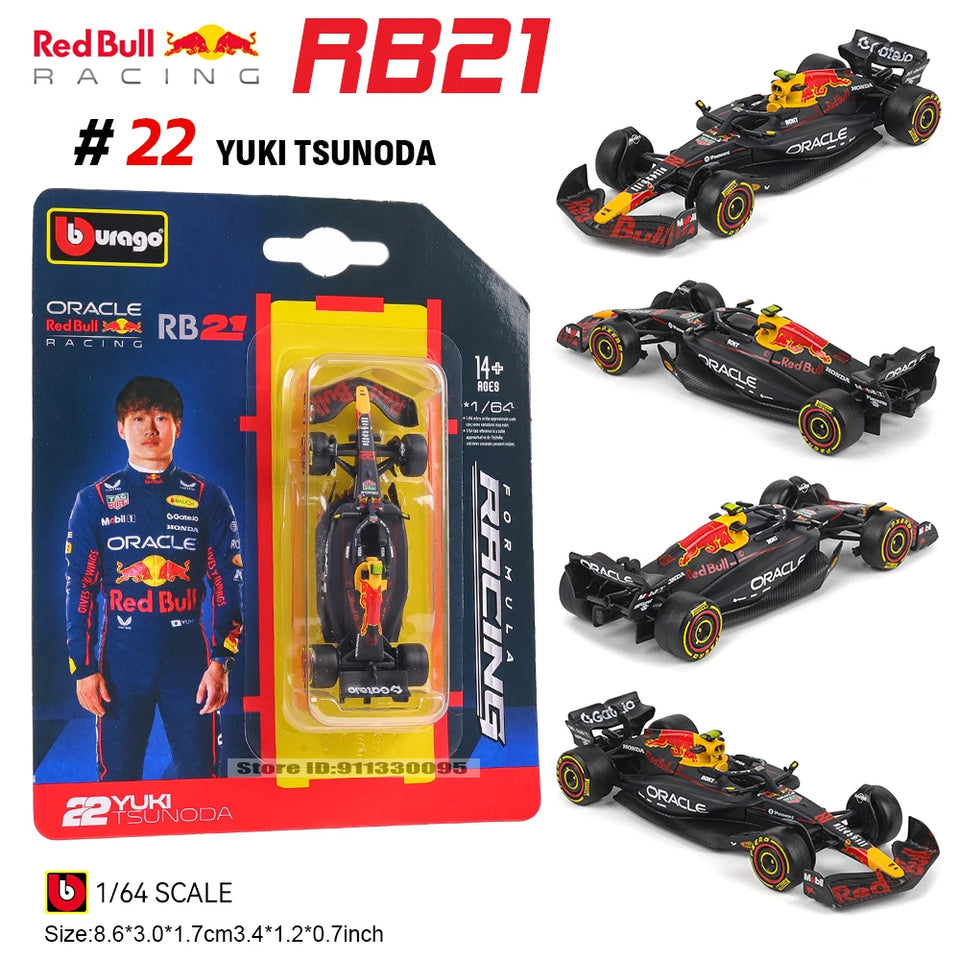 Bburago 1:64 McLaren F1 2025 MCL39 #4 Lando Norris #81 Oscar Piastri car model series children's Christmas boy gift toys