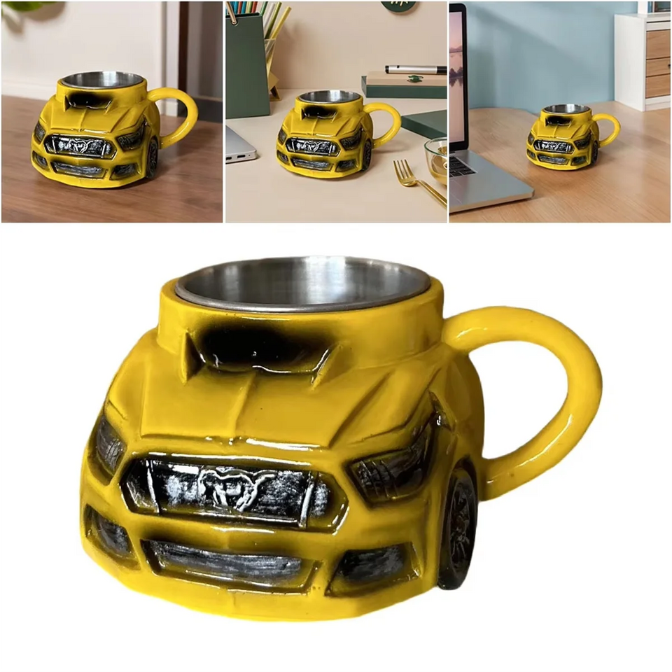 Car Shaped Coffee Mug Interesting Coffee Cup Funny Tea Cup Novelty Drinkware Handcrafted Coffee Cup For Men Car Lovers-Best Sell