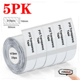 Labelwell 5/10PK P15 Thermal Label Sticker 12x40mm 15x30mm Label Tape Compatible for Marklife P15 P12 P11 L12 D30 Label Printer
