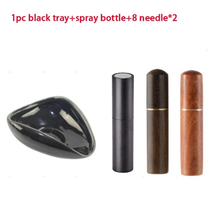 JUSTINLAU Coffee Beans Dosing Cup Trays Set Coffee Bean Spray Bottle Coffee Tamper Needles Coffee Measuring Spoon Accessories