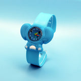 New Fashion Cartoon Animal Flash Light Girl Watches Kids Bracelet Silicone Strap Children Watch Clock Reloj Digital Wristwatches