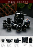 Handmade Coffee Tea Tray Kitchen Sugar Organizer Ceramic Narrow Tea Tray Cup Snack Handles Plateau Cuisine Home Accessories