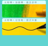 12/18/24 Colors Solid Quick-drying Gouache Stick Set for Children and Students To Draw Water-soluble Colorful Watercolor Pens