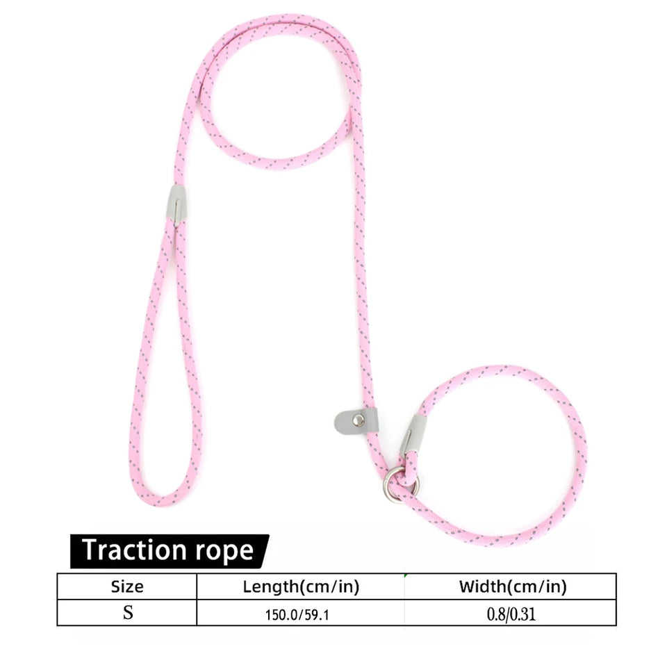 Classic Durable Dog Leashes Medium large Dog Solid Lead Rope Fashion Black Mesh Dog leash Outdoor Walking Training New Arrivals