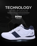 BONA New Popular Style Men Casual Shoes Lace Up Comfortable Shoes Men Soft Lightweight Outsole Hombre