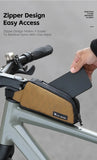 WEST BIKING Bike Bag Ultralight Top Front Tube Frame Triangle Bag Portable Water Repellent MTB Road Bicycle Bag Pannier