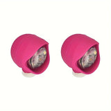 2PCS Shoe Lights PVC LED Headlight Shoe Charms Accessories for Night Rides Outdoor Activities Slipper Button 3 Lighting Modes
