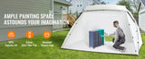 SucceBuy Portable Paint Booth Shelter 7.5x5.2x5.2/10x7x6ft Foldable Spray Painting Tent for Furniture Craft Project DIY Tool