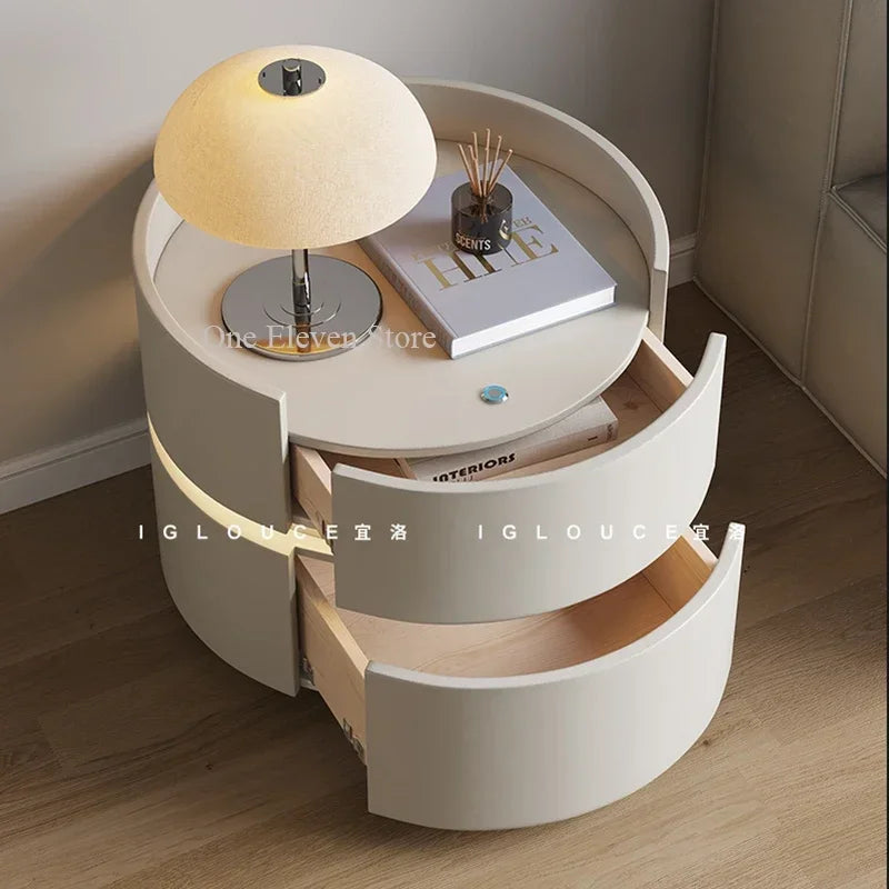 Nightstands Room Cool Stuff Bedroom Multifunction Bedside Table Chest Drawers Home Wood Nordic Cabinet Mesa Bedroom Furniture