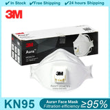 3M 9334CV Face Mask Aura Mascarilla Dust KN95 Mouth Masks Protective Filter Dust-proof Anti-fog Safety 3M Mascarillas