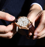 LIGE New Luxury Watch for Men Military Leather Man Wristwatch Quartz Clock Waterproof Luminous Date Week Men's Watches Reloj+box