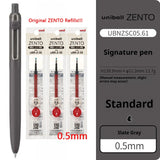 Uni-ball ZENTO Click Gel Pen,0.38/0.5/0.7mm Various Colors Water-based pen With Ergonomic Grip Smooth Writing for School&Office