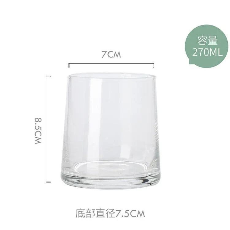 High Borosilicate Glass Mug Heat Resistant Tea Milk Lemon Juice Coffee Water Cup Bar Drinkware Lover Gift Creativity