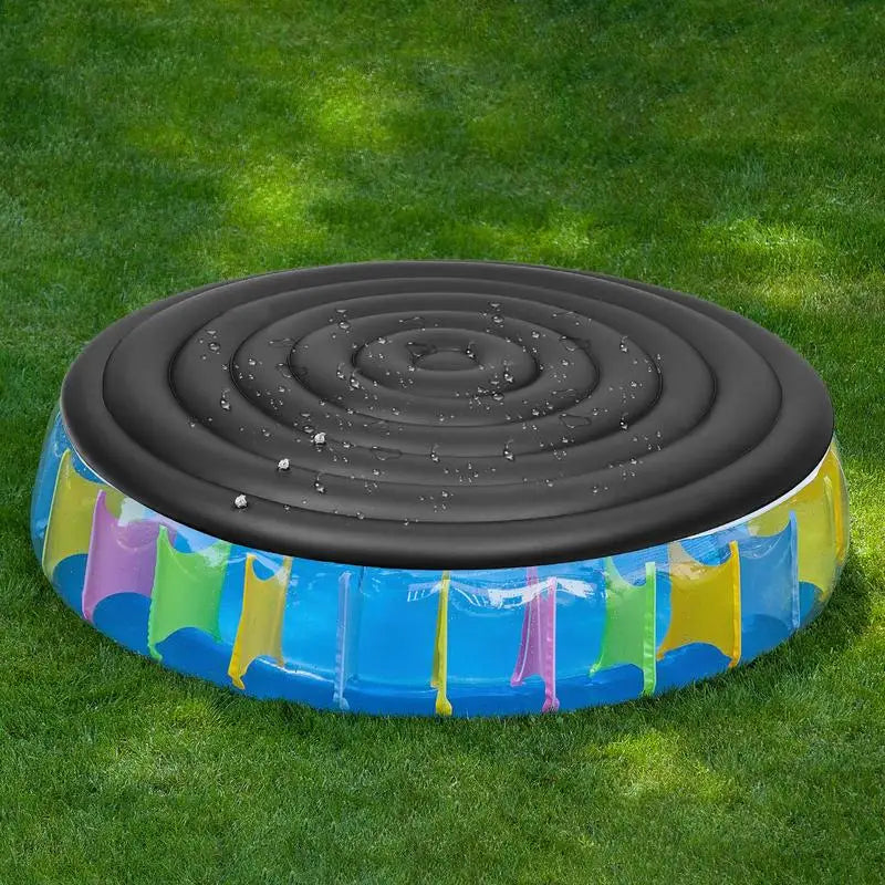 Round Hot Tub Cover Spa Pool Protective Lid Portable Round Inflatable Hot Tub Cover Replacement for Family Hotel Garden