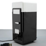 Mini USB Fridge Portable Cooler Beverage Drink Cans Cooler / Warmer Refrigerator for Car Laptop PC Computer Black Red Color 2024