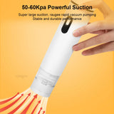 Electric Vacuum Sealer Pump Rechargeable Portable Sealing Machine Air Pump with Reusable Vacuum Sealer Bags Food Packaging Bag