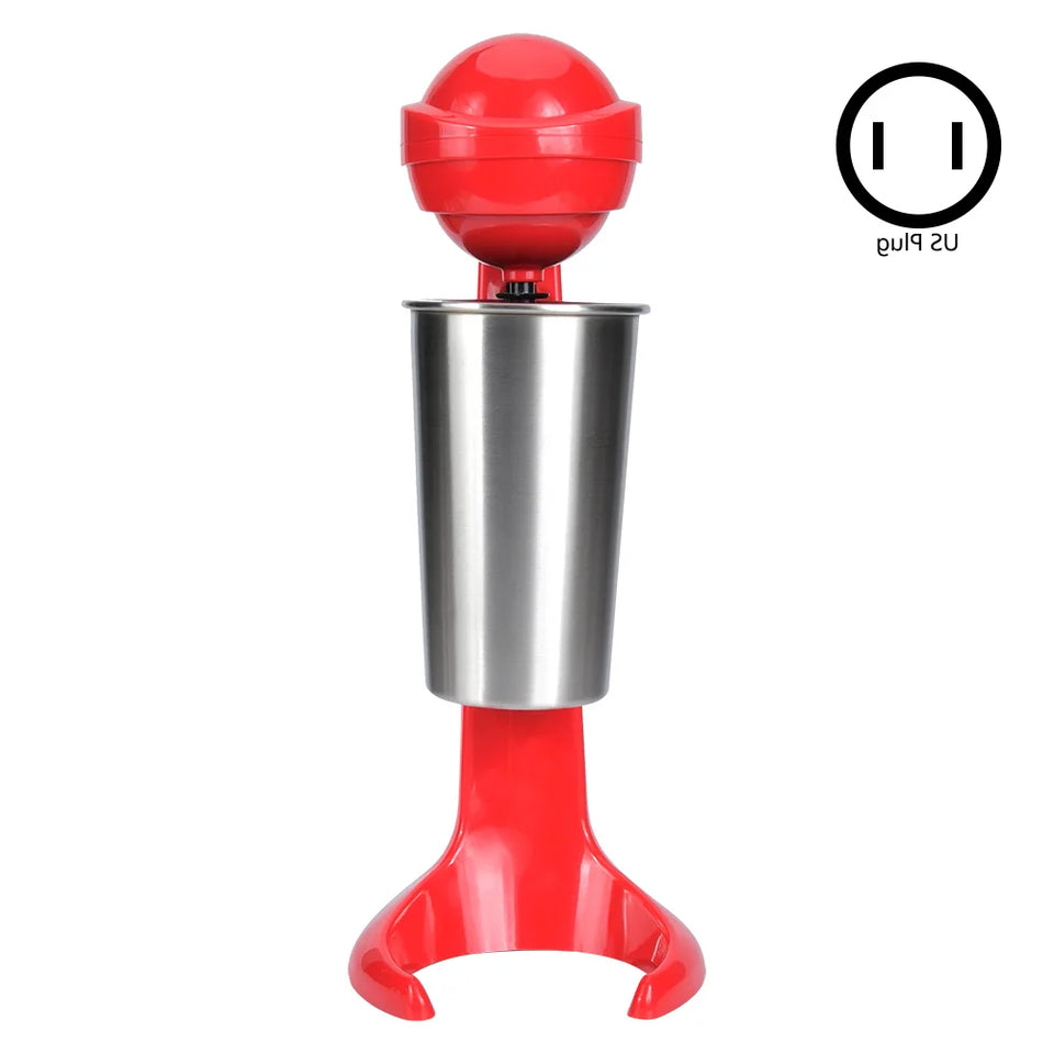 Double Head Electric Milkshake Machine Maker Coffee Drink Mixer Milk Blender for Home Bar Electric Blender Milkshake Machine