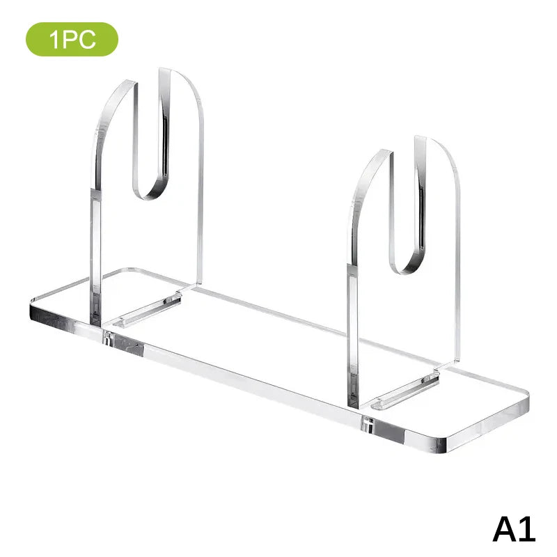〔W〕1/2pcs Acrylic Fan Display Stands Foldable Fan Stand Holder Space-Saving Desk Organizer For Japanese & Chinese Hand Fans