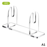 〔W〕1/2pcs Acrylic Fan Display Stands Foldable Fan Stand Holder Space-Saving Desk Organizer For Japanese & Chinese Hand Fans