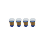 4Pcs Cute Miniature Dollhouse Mini Holding Latte Coffee Cup Mini Drinks Model For Dollhouse Doll Accessories