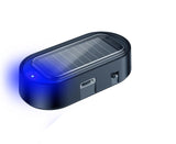1pcs Car Fake Security Light Solar Powered Simulated Dummy Alarm Wireless Warning Anti-Theft Caution Lamp LED Flash Imitation