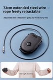 Portable Steel Wire Lock, Stretchable Steel Wire Helmet Lock, Baby Car Lock, Portable Treasure Ruyi Steel Wire Portable Lock