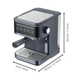 Electric Italian Coffee Machine 20 Bar Professional Expresso Coffee Maker Automatic Semi Automatic Expresso Cappuccino Hot Water