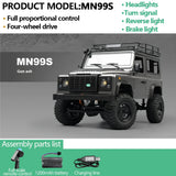 1/12 4WD Off-Road RC Car MN98 MN99S 2.4G Remote Control SUV Electric Climbing Car Toy for Kids Official Licensed Model Guard 90