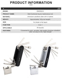 13 In 1 Bicycle Multi Tools Chain Splitter Cutter Hex Spoke Wrench Screwdriver Tyre Lever Tool Kit Portable Bike Repair Tools
