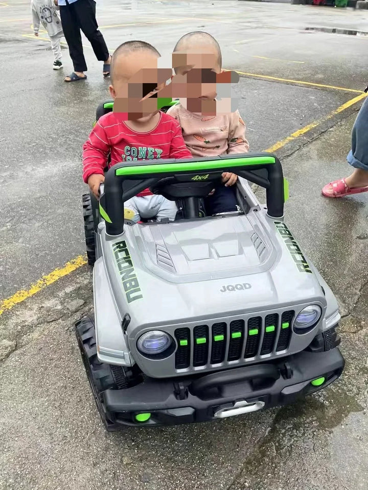 12V 7AH Big Battery Electric Car for Kids - Four-Wheel Remote Control 4WD Off-Road Ride-On Vehicle Quality Children's Transport