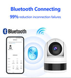 Tuya WiFi Camera 1080P HD Indoor Security Monitor Smart Life APP Real-time Surveillance Camera Supports Two-way Voice Intercom