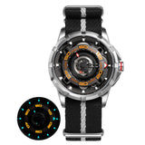 BERNY Automatic Men's Skeleton Watch 5ATM Luminous Sapphire Exhibition 3D Dial 316L Steel MIYOTA 82S0 Mechanical Watches for Men