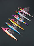 JIGGING PRO Slide Stick Metal Jig 40g 60g Shore Jigging Lure Long Casting Fast Sinking Fall Jigs For Sea Bass Mackerel Kingfish