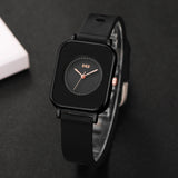 Fashion Rectangle Women Watches Casual Silicone Band Sports Watch Reloj Mujer Girls Clock Gift