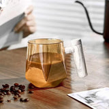 400ML Electric Blender Mixer Pot Portable Self Stirring Glass Coffee Cup Mugs Kitchen Tools for Milk Latte Coffee Drinks Mixing