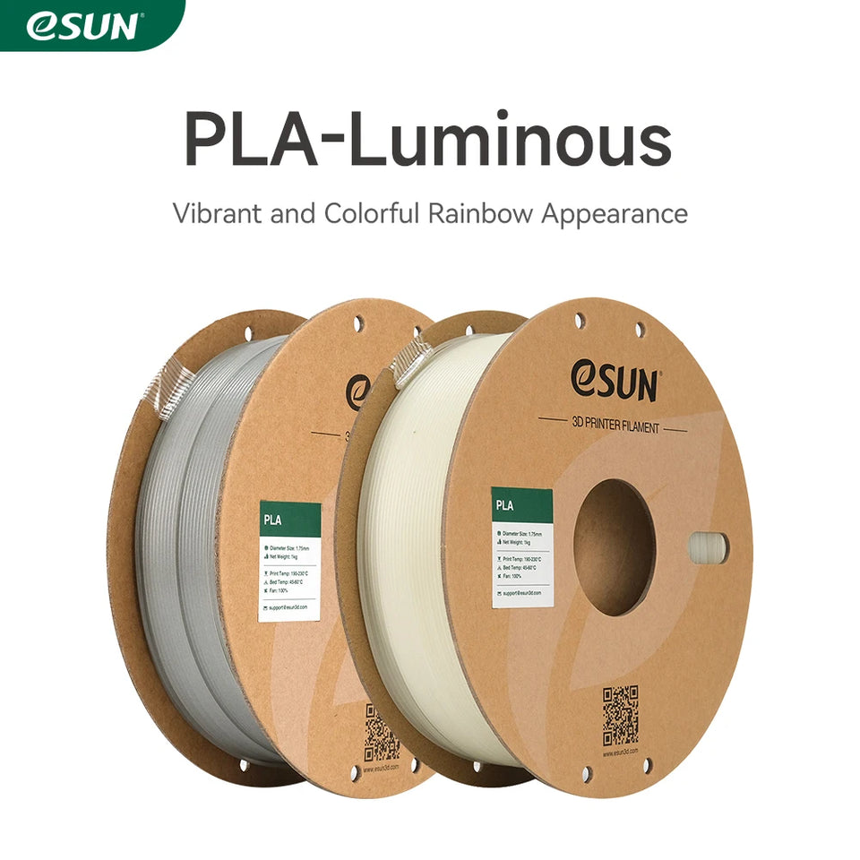 eSUN PLA Filament 1.75mm Glow in the Dark PLA 3D Printer Material 1KG Spool Luminous 3D Printing Filament for 3D Printer