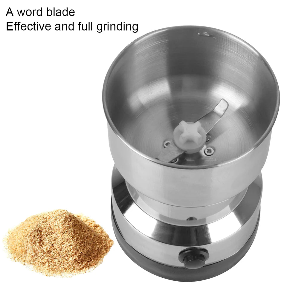 Electric Coffee Grinder for home Grains Grinder Machine Nuts Beans Spices Blender Kitchen Multifunctional Coffe Chopper Blades