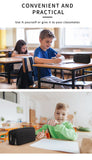 Pencil Case Large Space Storage 2 Compartment Pouch Double Side Opened Student Stationery Pen Bag Desk Organizer School Supplies